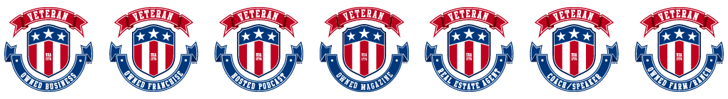 Go Warrior Up - Veteran Business Sample Badges